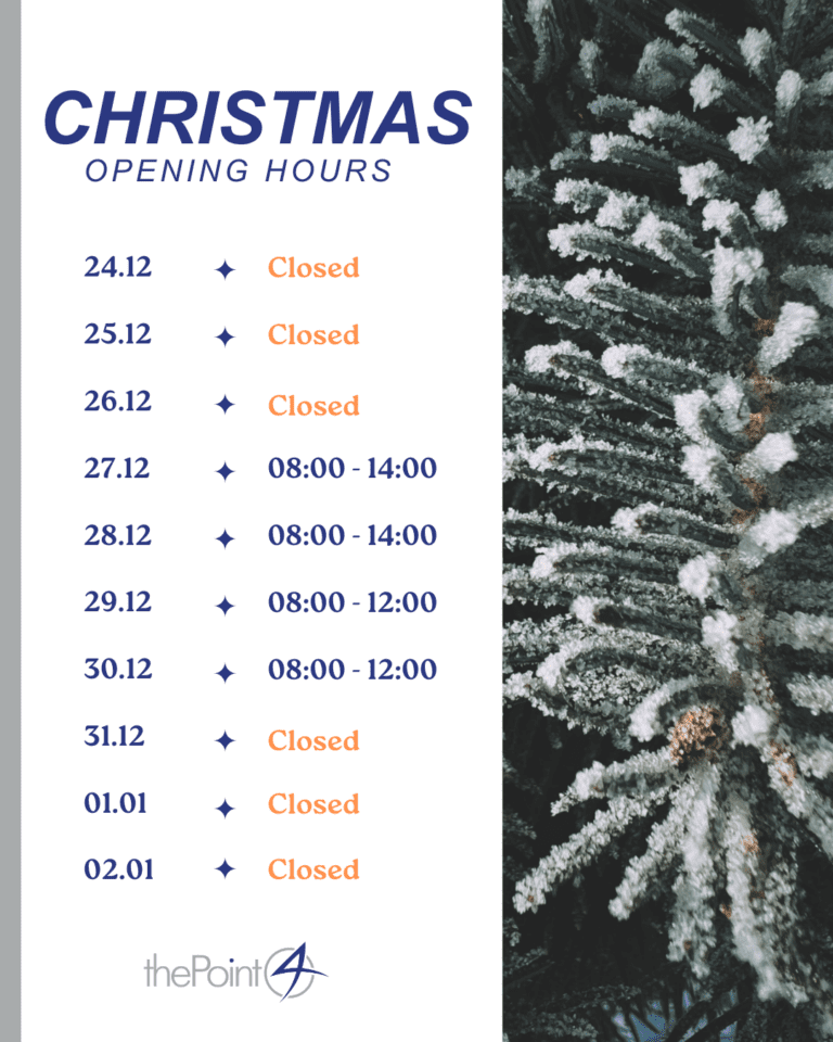 Christmas Opening Times 2025