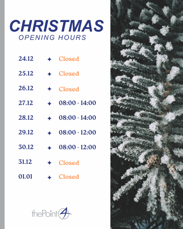 Christmas Opening Times 2025